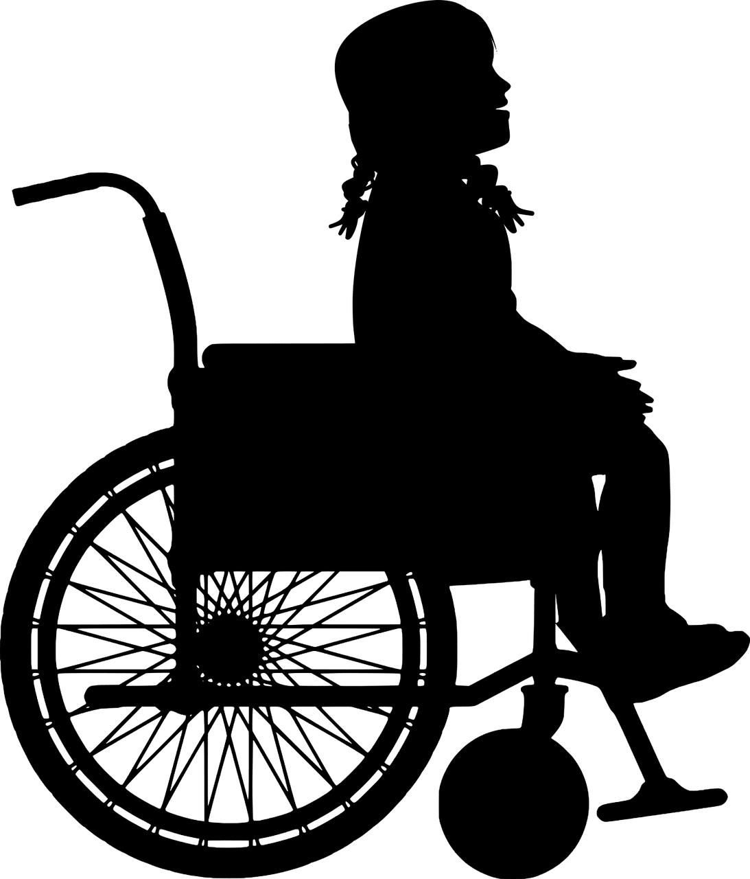 אישה נכה